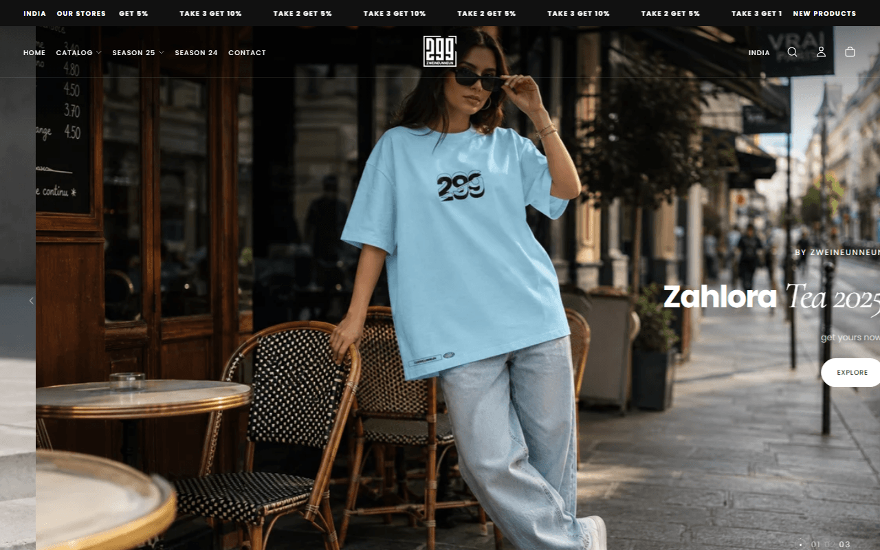 zweineunneun website preview